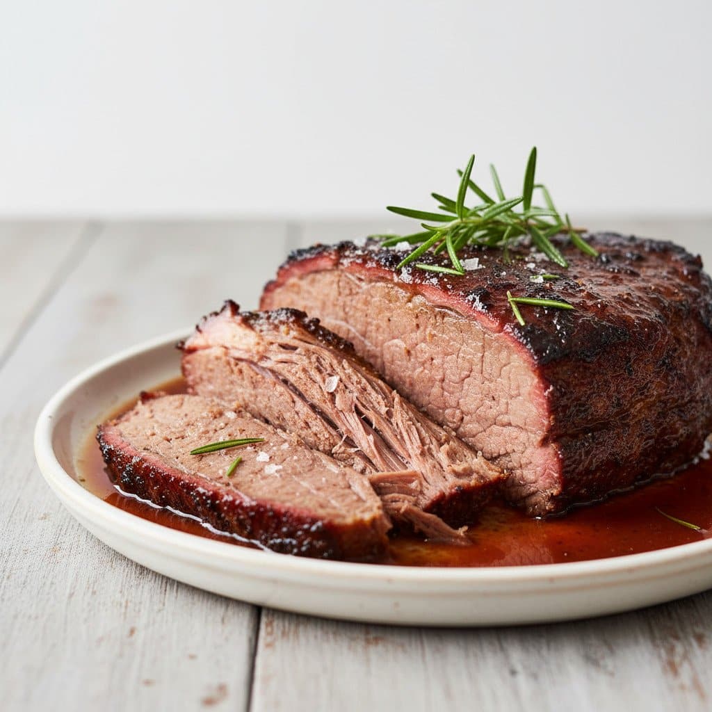 Slow-Cooked Beef Brisket with Soy and Star Anise