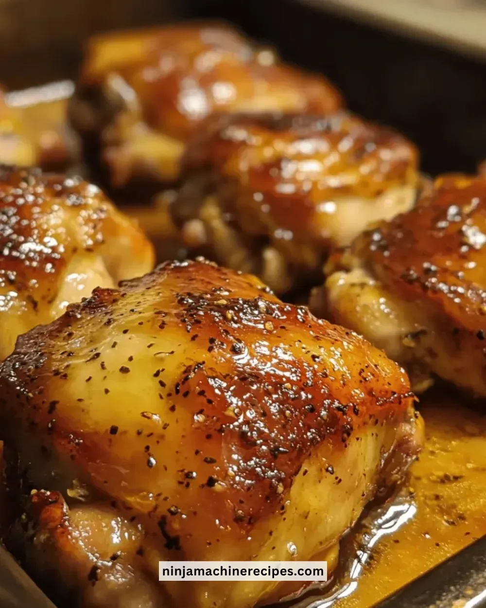Maple-Mustard Glazed Grilled Chicken Thighs