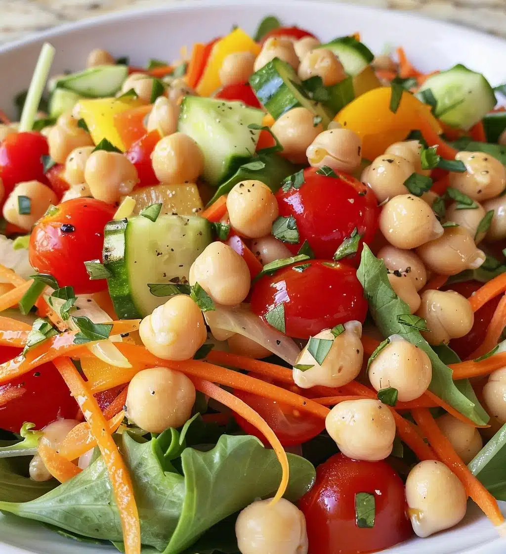 Rainbow Veggie & Chickpea Power Bowl