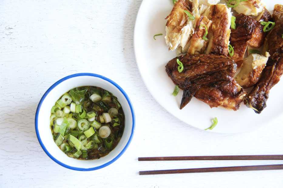 Linguistic Fusion Stir-Fry with Ginger-Scallion Sauce