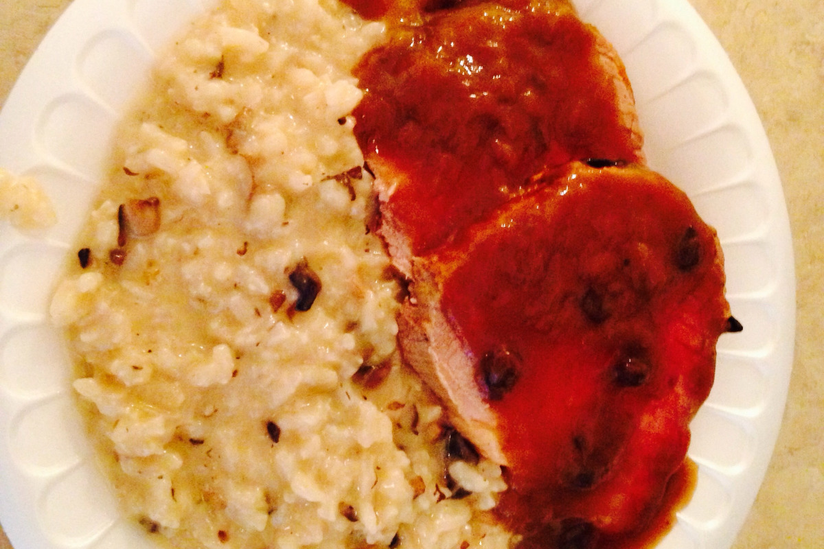 Italian Oven-Baked Risotto with Mushrooms and Parmesan