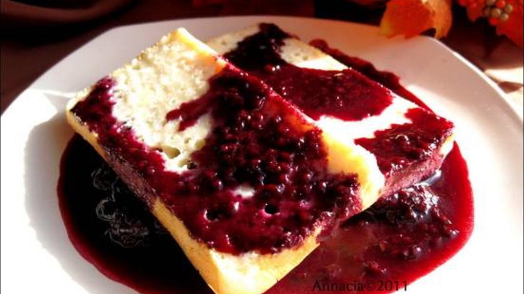 Rum-Soaked Berry Compote with Vanilla Crème