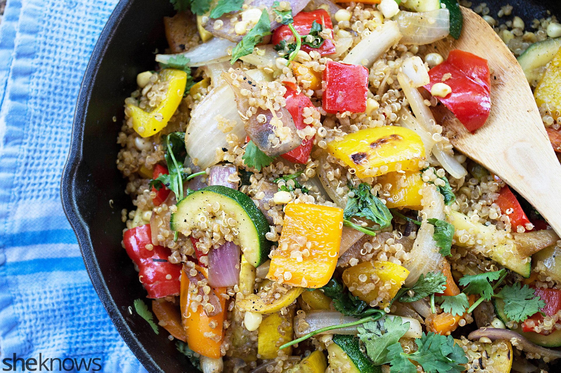 One-Pan Veggie and Quinoa Skillet