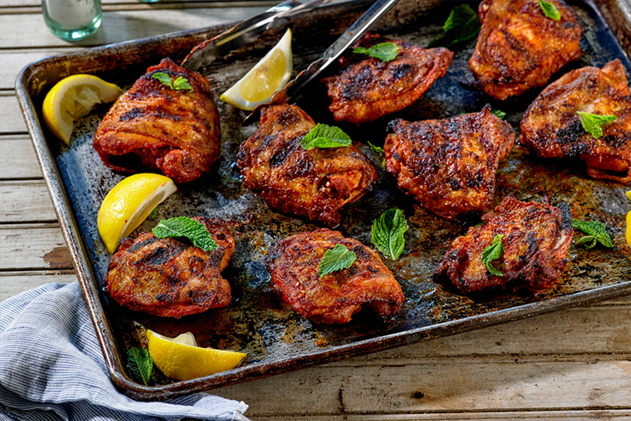 Pan-Roasted Chicken Thighs with Smoky Paprika and Garlic Butter