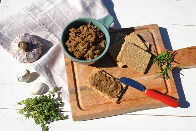 Liver & Bacon Sauté with Herbed Garlic