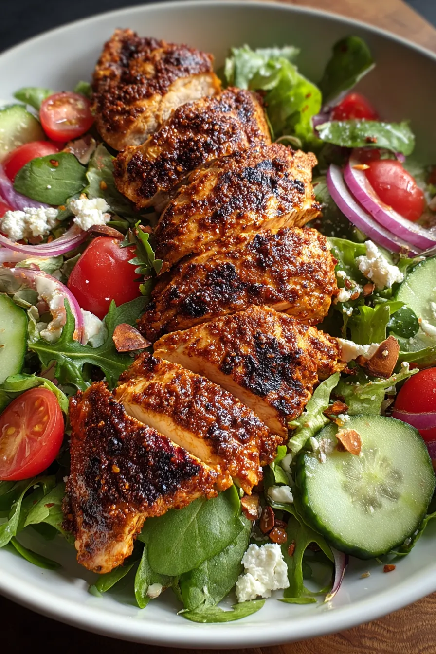 Isaan Style Spicy Grilled Chicken with Herb Salad
