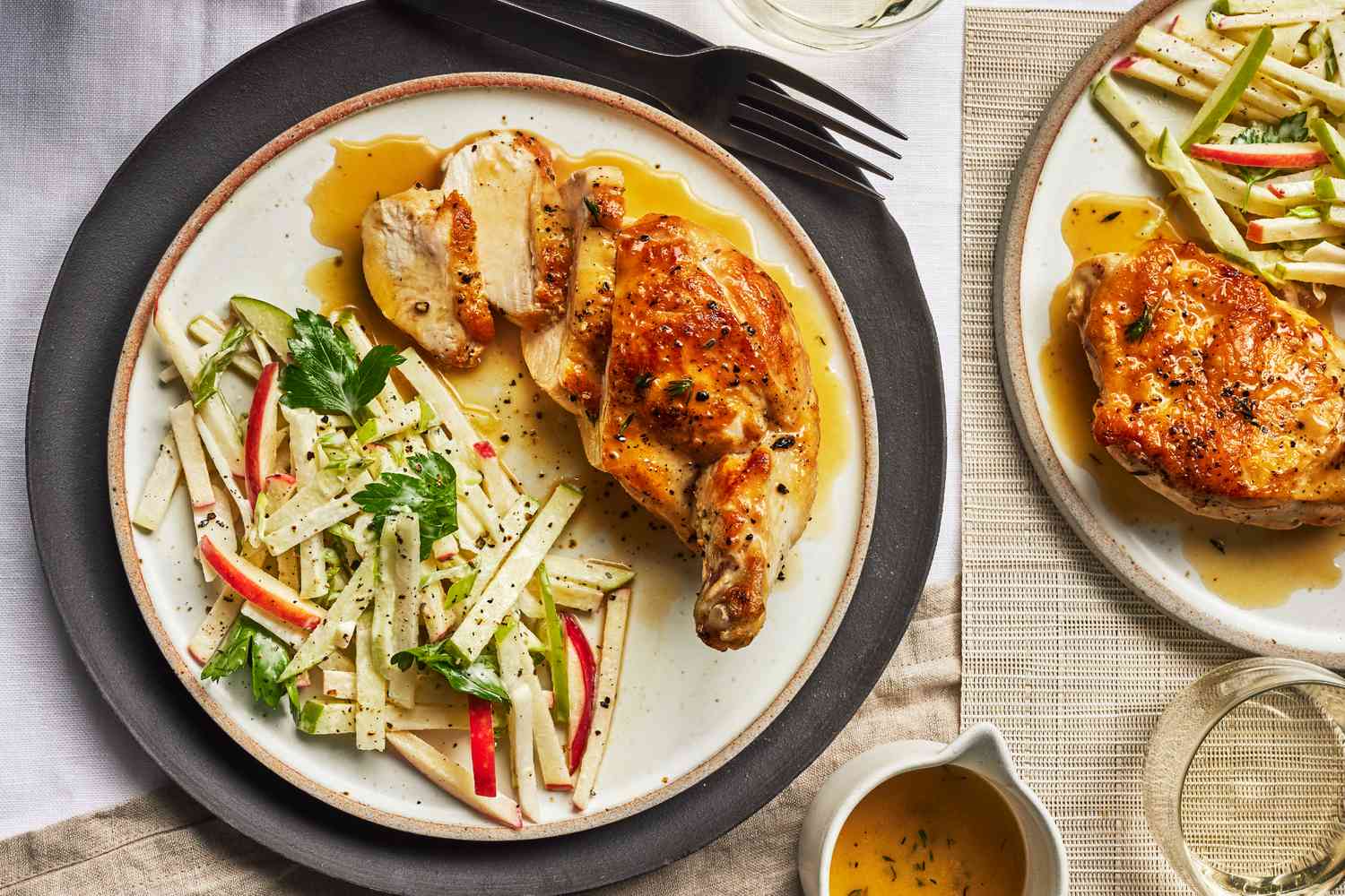 Pan-Seared Chicken with Sage and Apple Cider Glaze