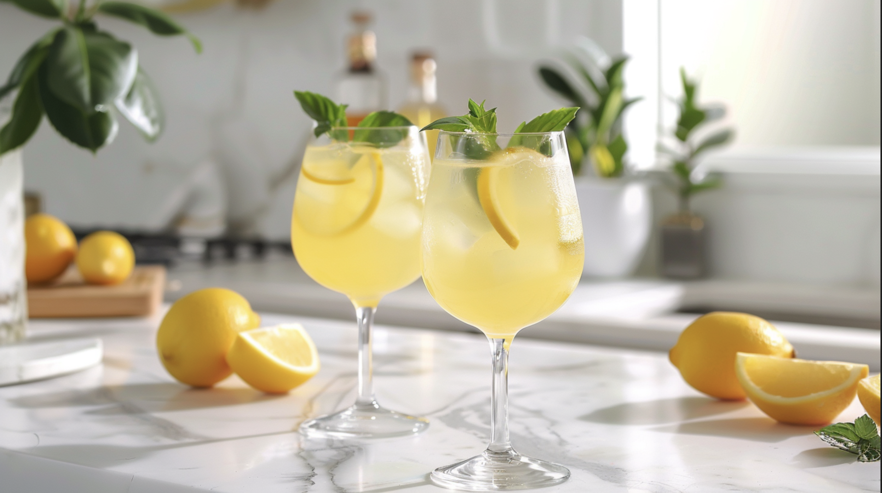 Citrus-Basil Limoncello Spritz