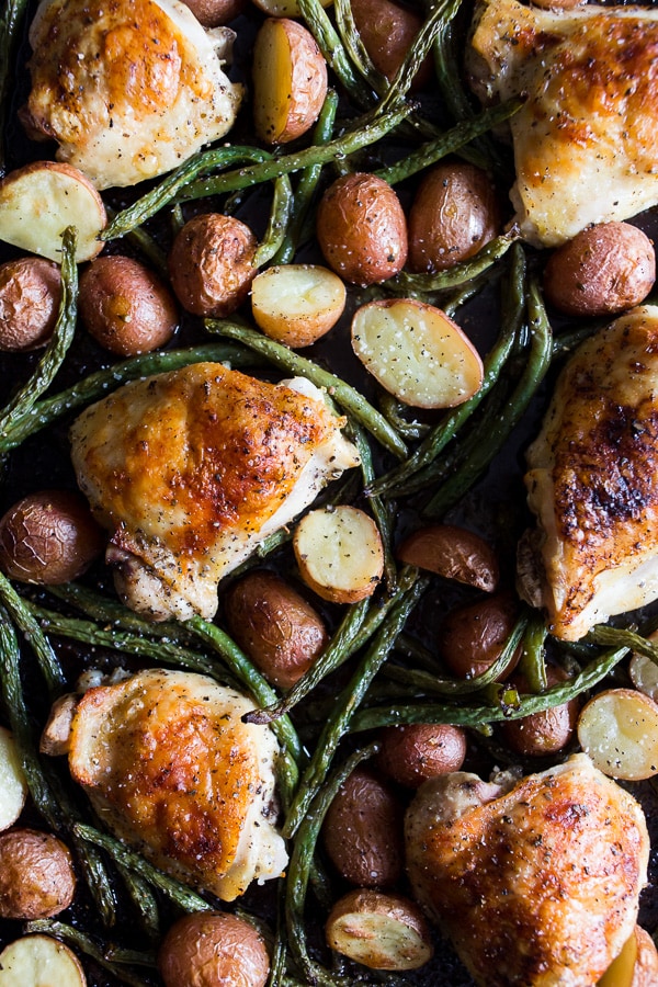 Homestyle Chicken and Potato Sheet Pan Dinner