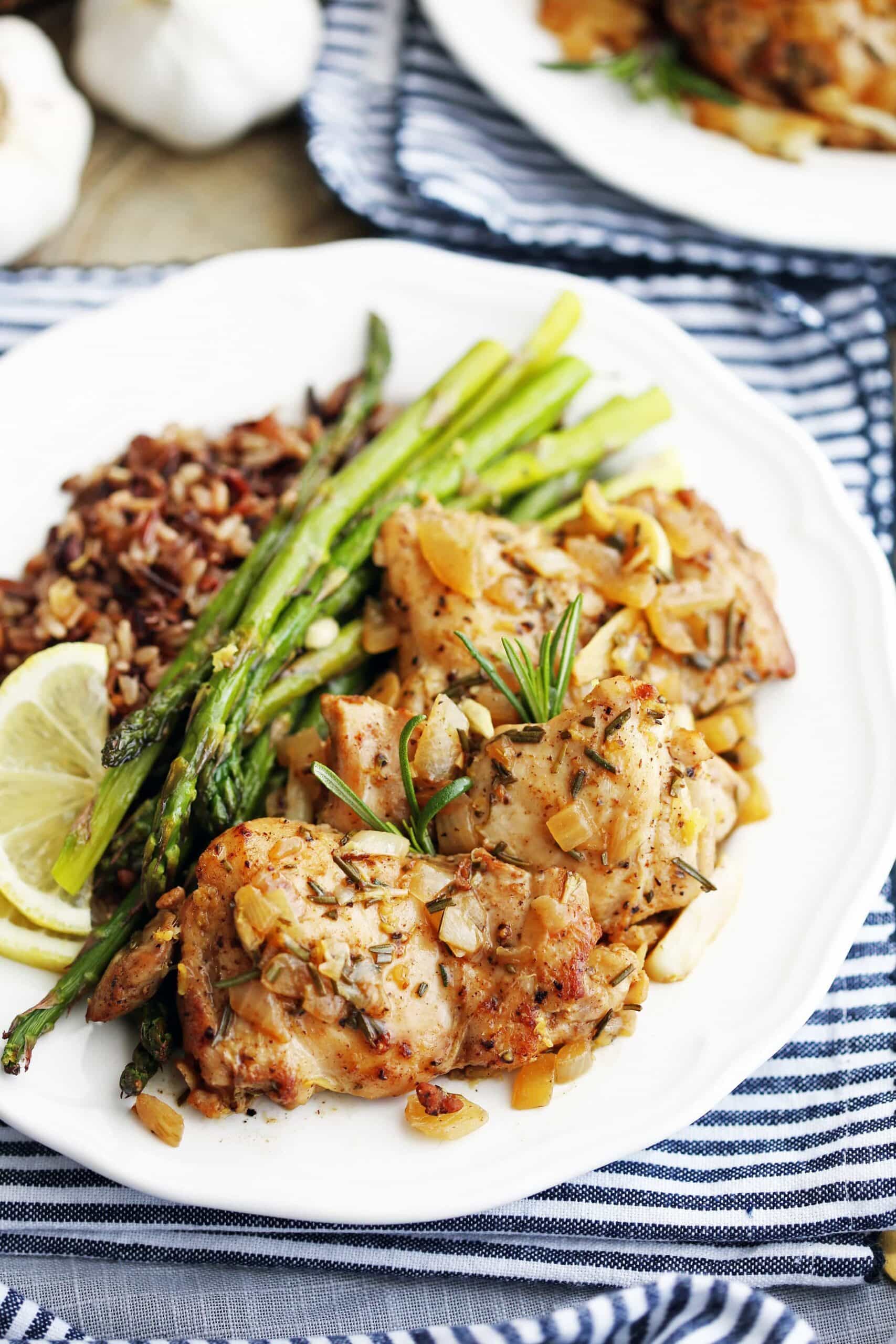 Pan-Seared Chicken Breast with Rosemary and Garlic