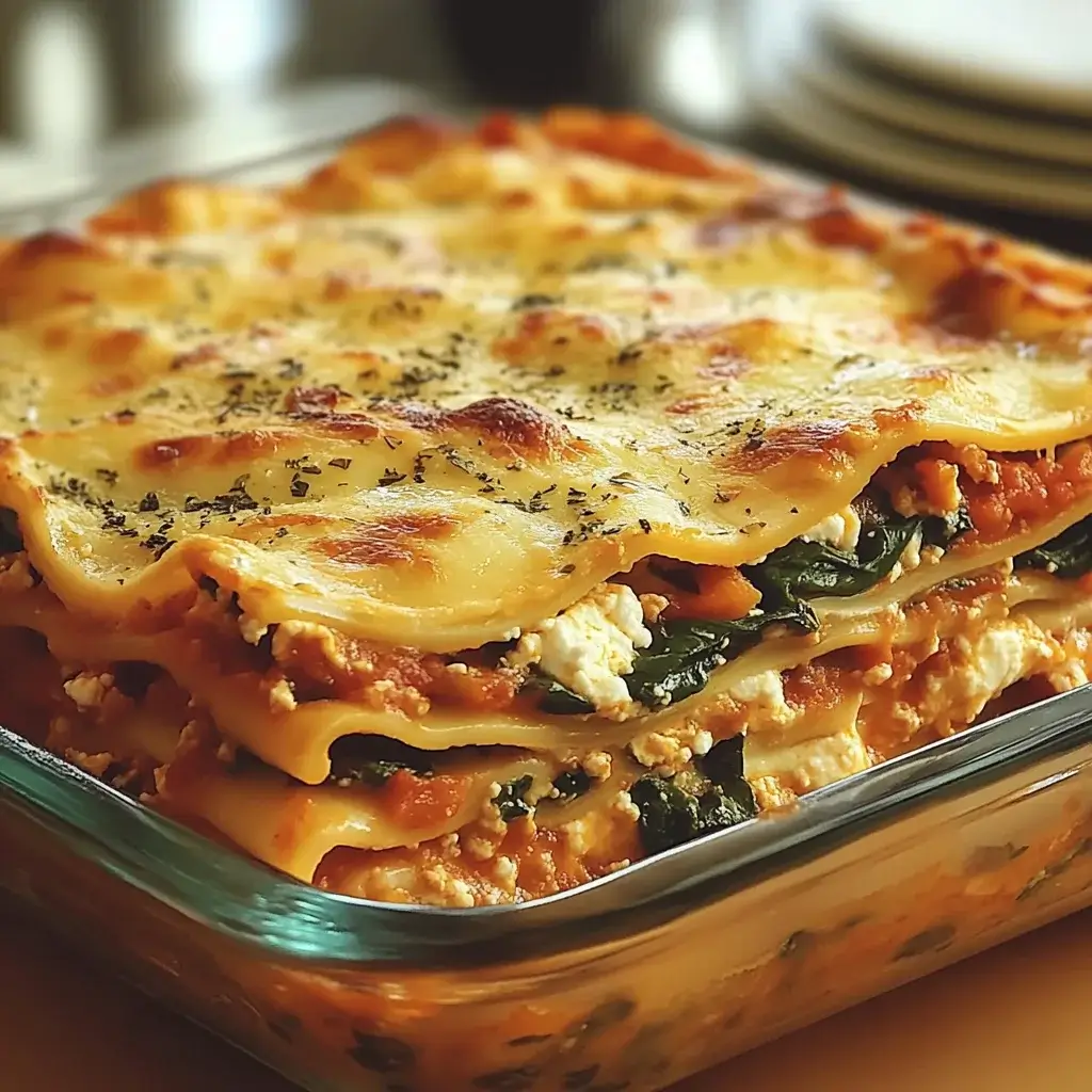 Hidden Layers Vegetable Lasagna with Spinach and Ricotta