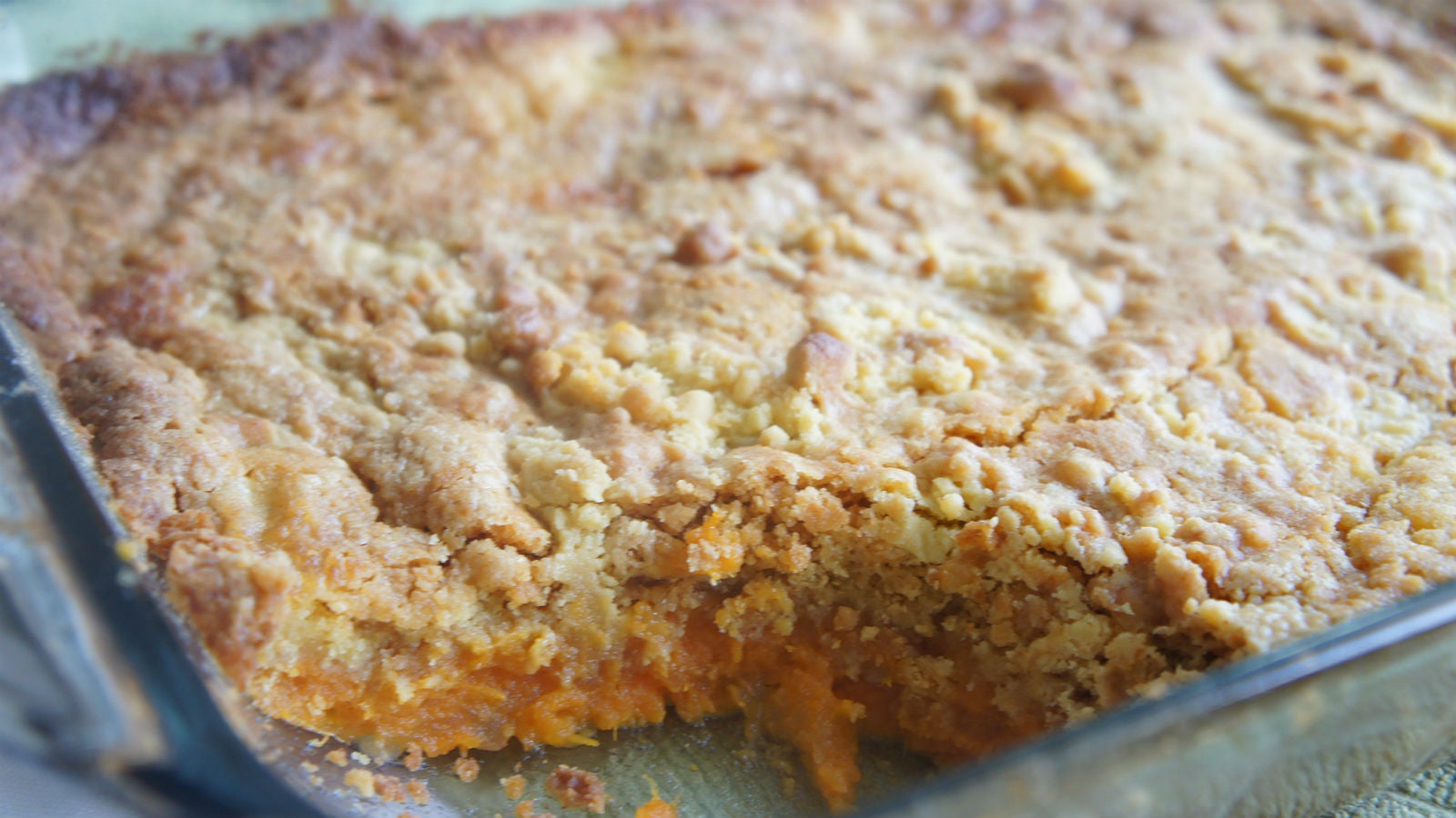 Dreidel-Shaped Sweet Potato Kugel with Cinnamon and Nutmeg