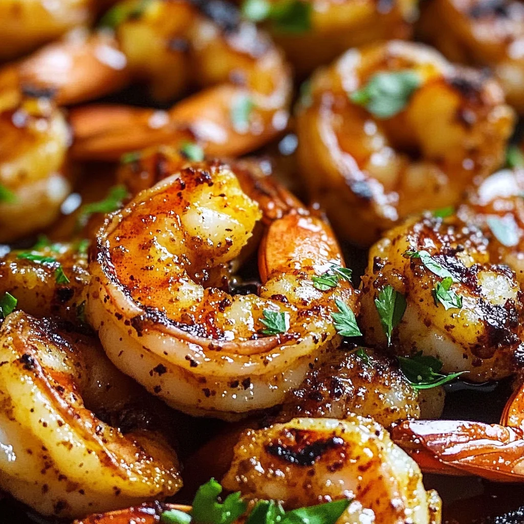 Cajun-Spiced Shrimp with Honey Glaze