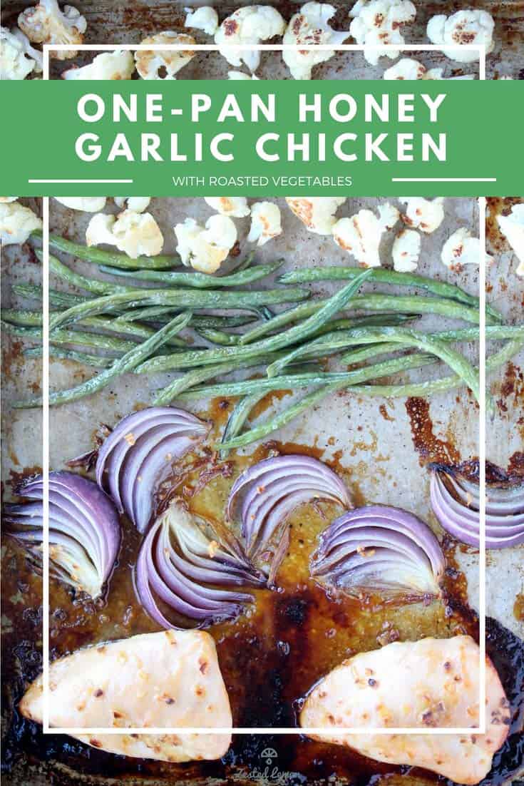 One-Pan Honey Garlic Chicken with Roasted Vegetables
