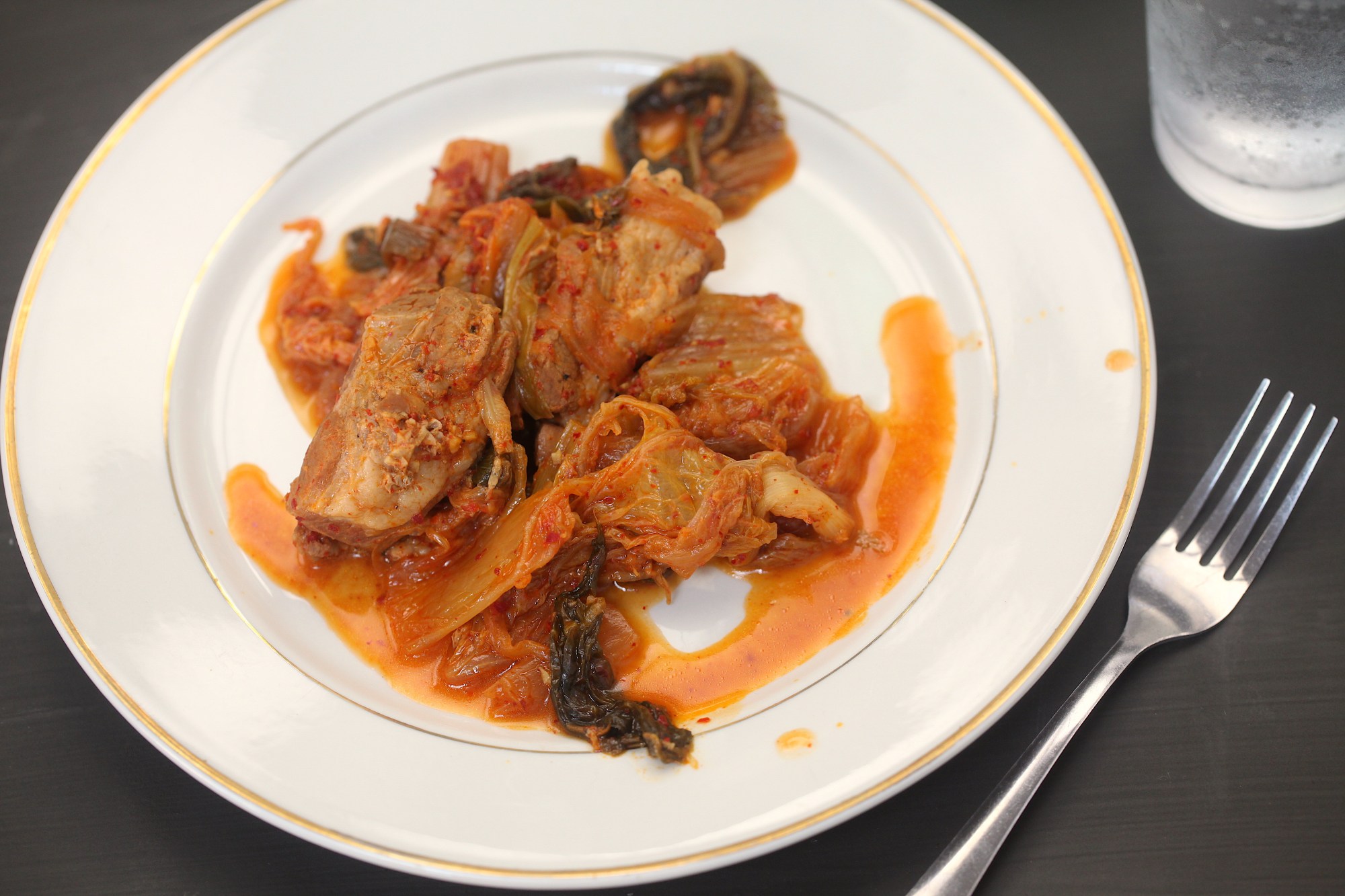 Korean-Inspired Spicy Braised Pork with Kimchi