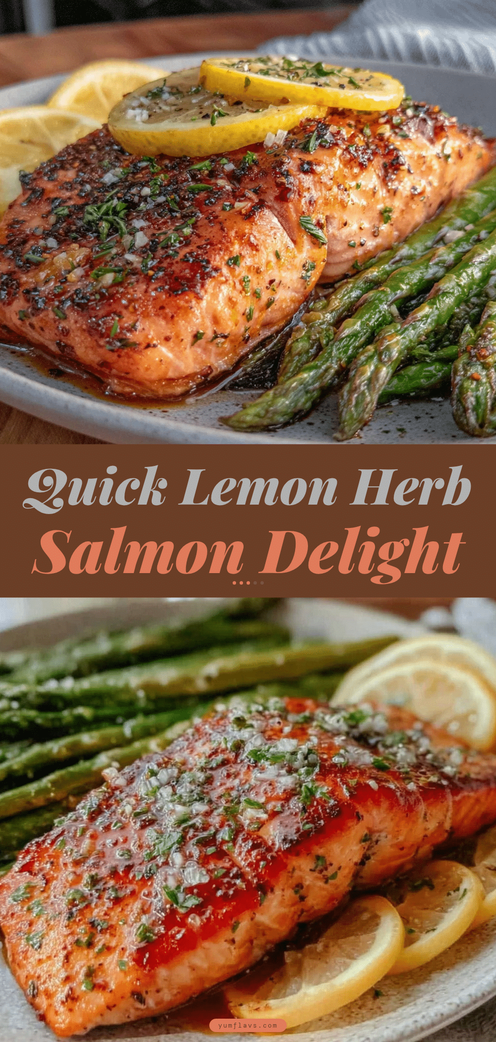 Pan-Roasted Salmon with Lemon and Herbes de Provence