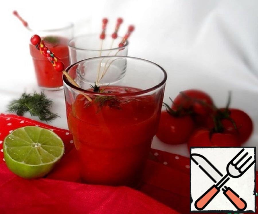 Cherry Tomato & Cucumber Gazpacho