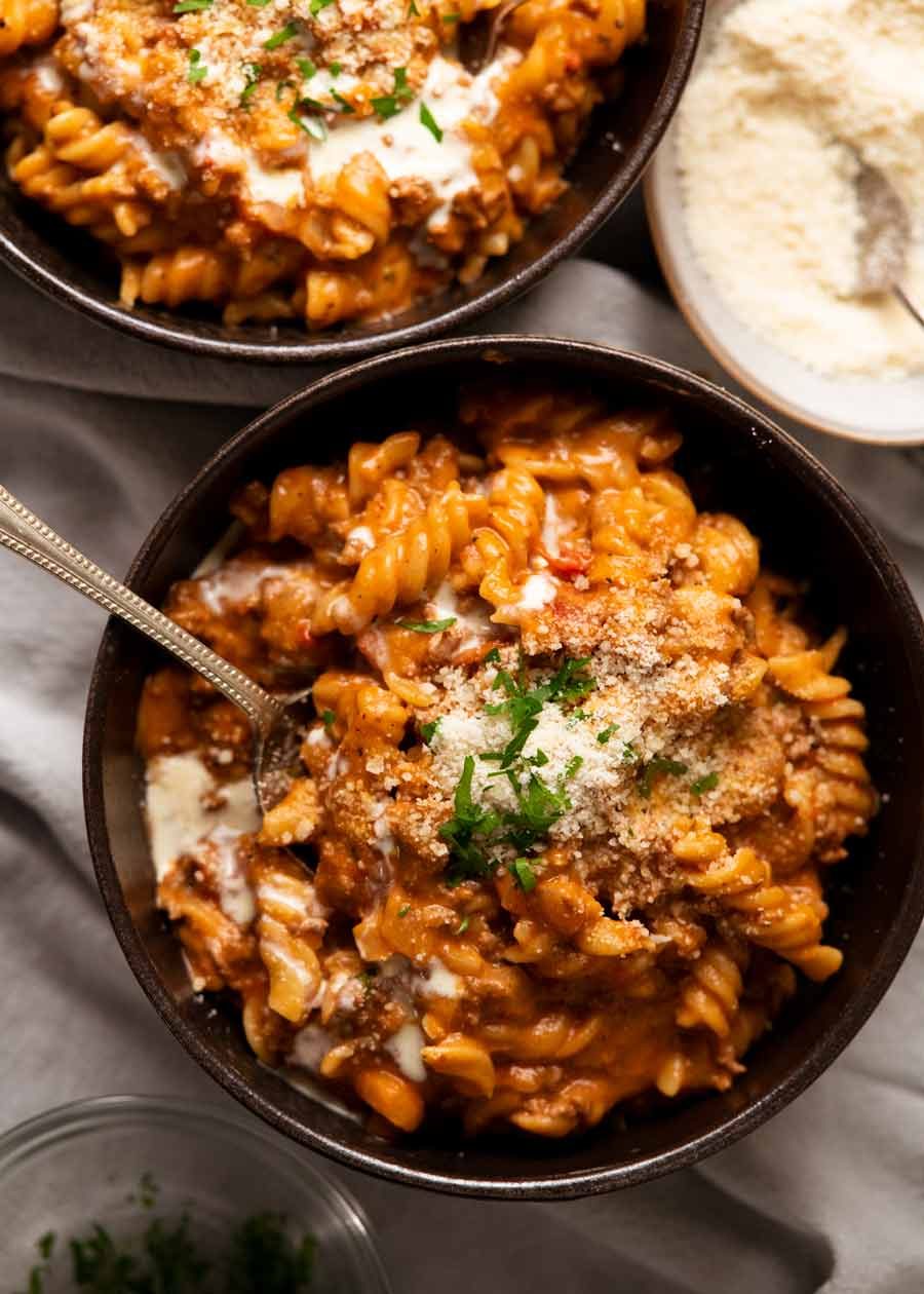 Comfort: One-Pot Creamy Tomato Pasta