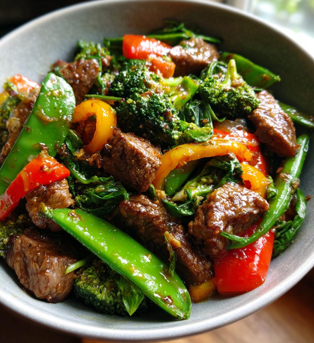 Spiced Grass-Fed Beef Stir-Fry with Mixed Vegetables