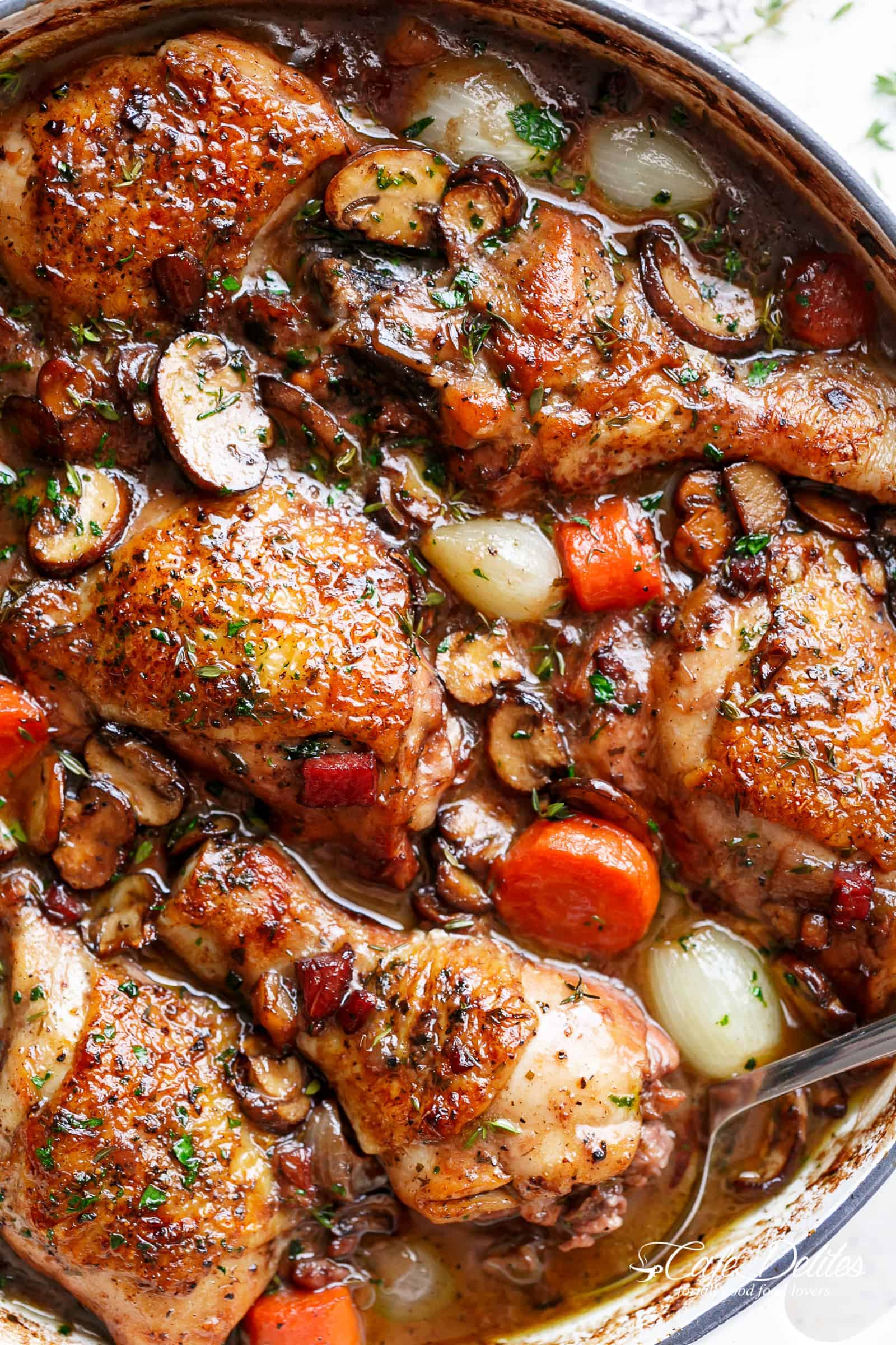 Authentically Slow-Cooked Coq au Vin