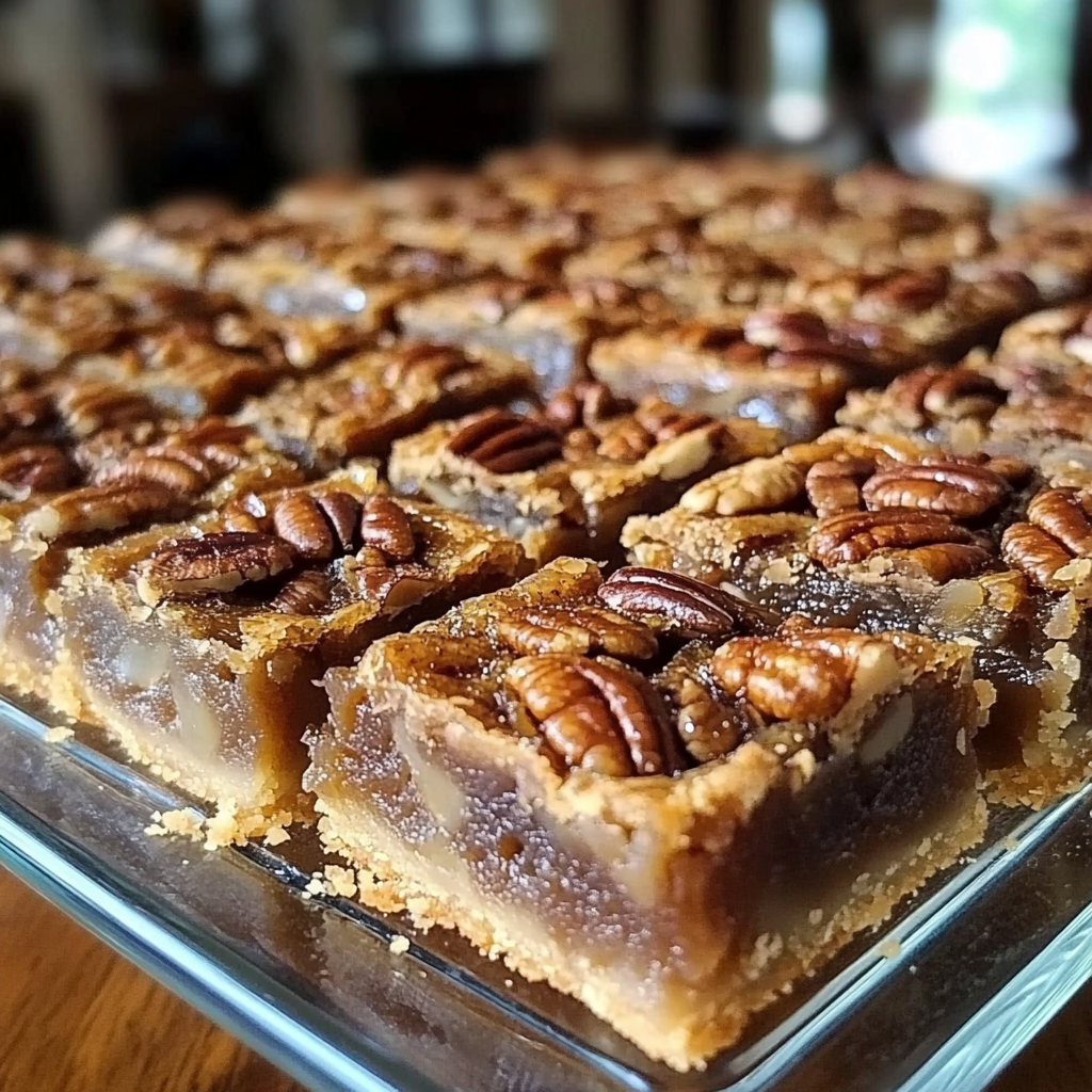 Pumpkin-Spiced Pecan Pie Bars with Whipped Cinnamon Cream