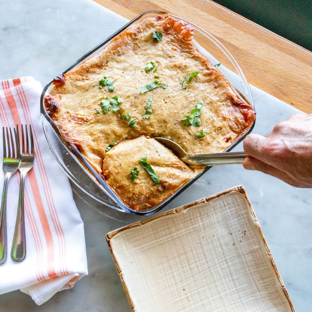 Authentic Greek Eggplant Moussaka with Lentil Bechamel