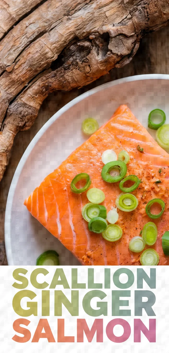 Soy-Glazed Salmon with Ginger and Scallion