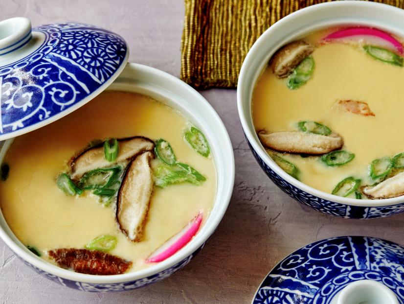 Silky Chawanmushi with Shiitake and Spinach