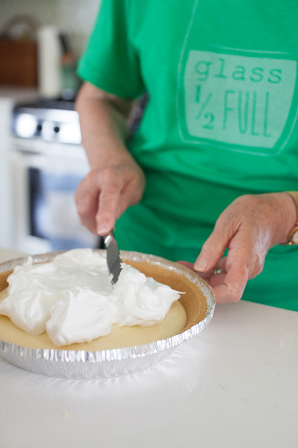 Layered Lemon Meringue Icebox Pie