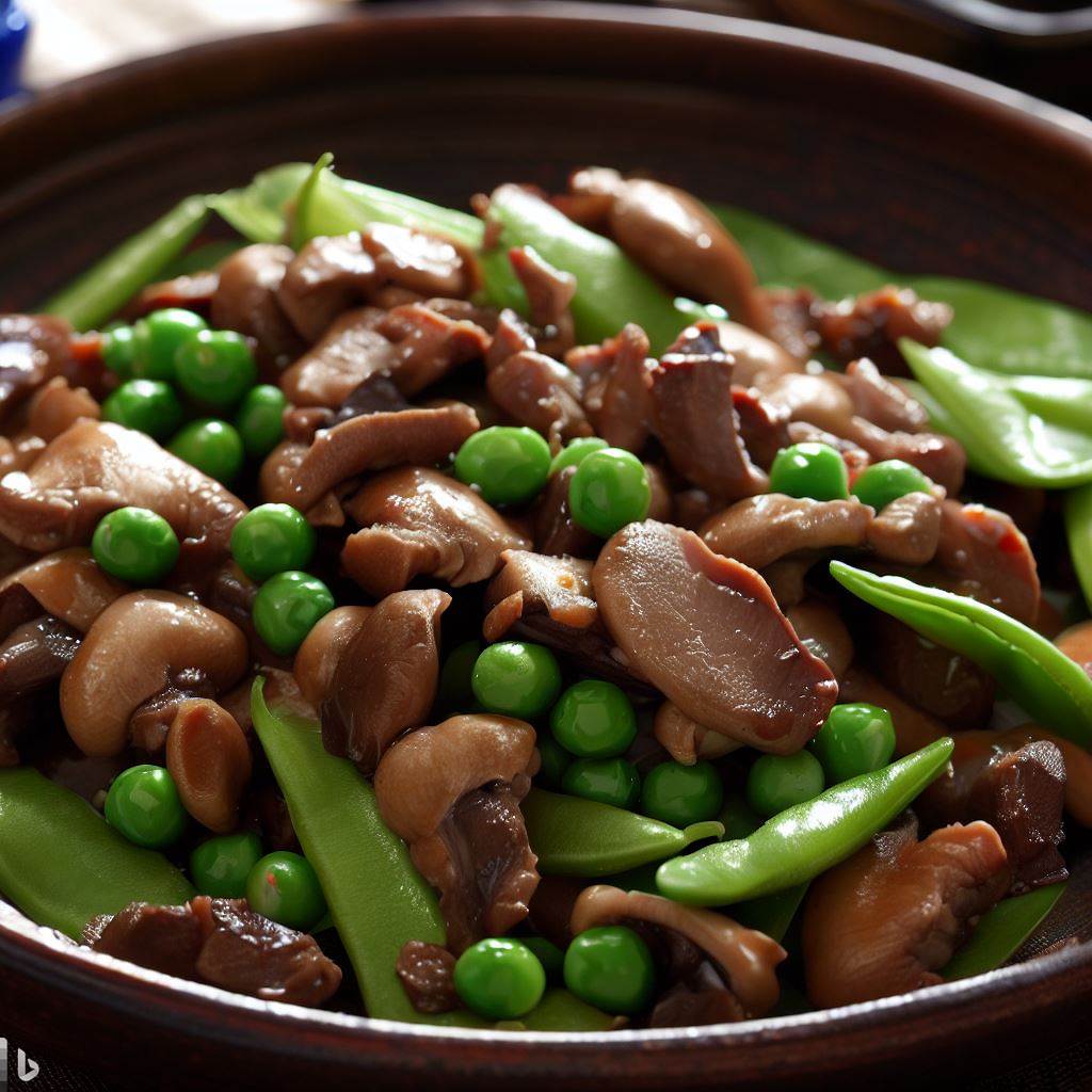 Quick Stir-Fried Beef with Snow Peas and Ginger