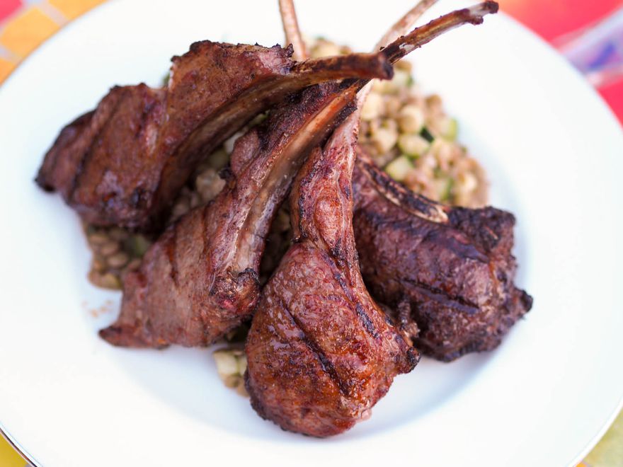 Grilled Berbere-Spiced Lamb Chops with Ethiopian-Inspired Sauce