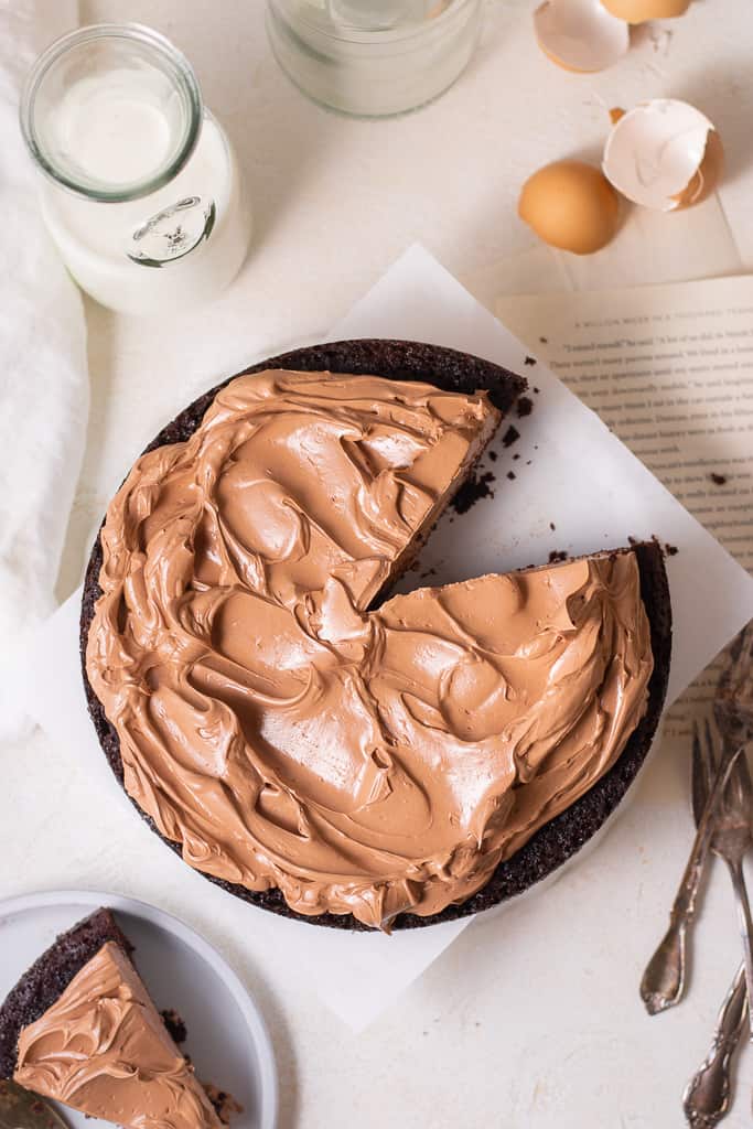 One-Bowl Moist Chocolate Layer Cake