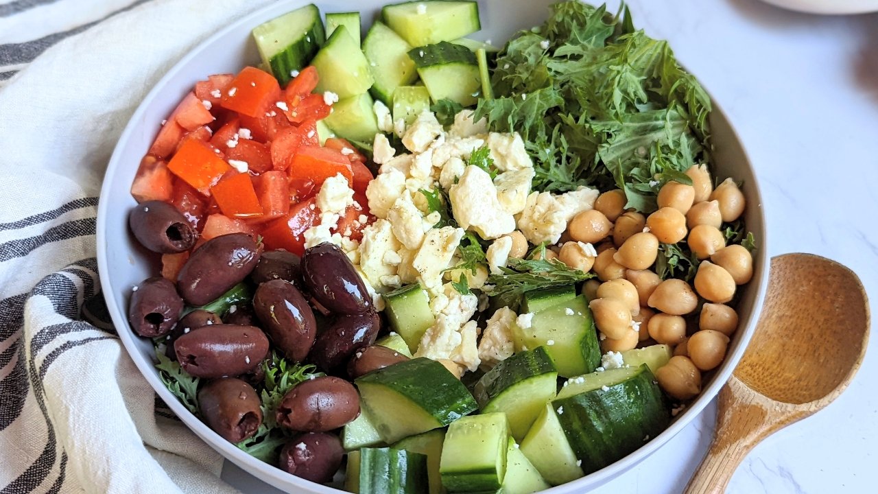 Mediterranean Cucumber & Feta Salad with Lemon-Herb Dressing