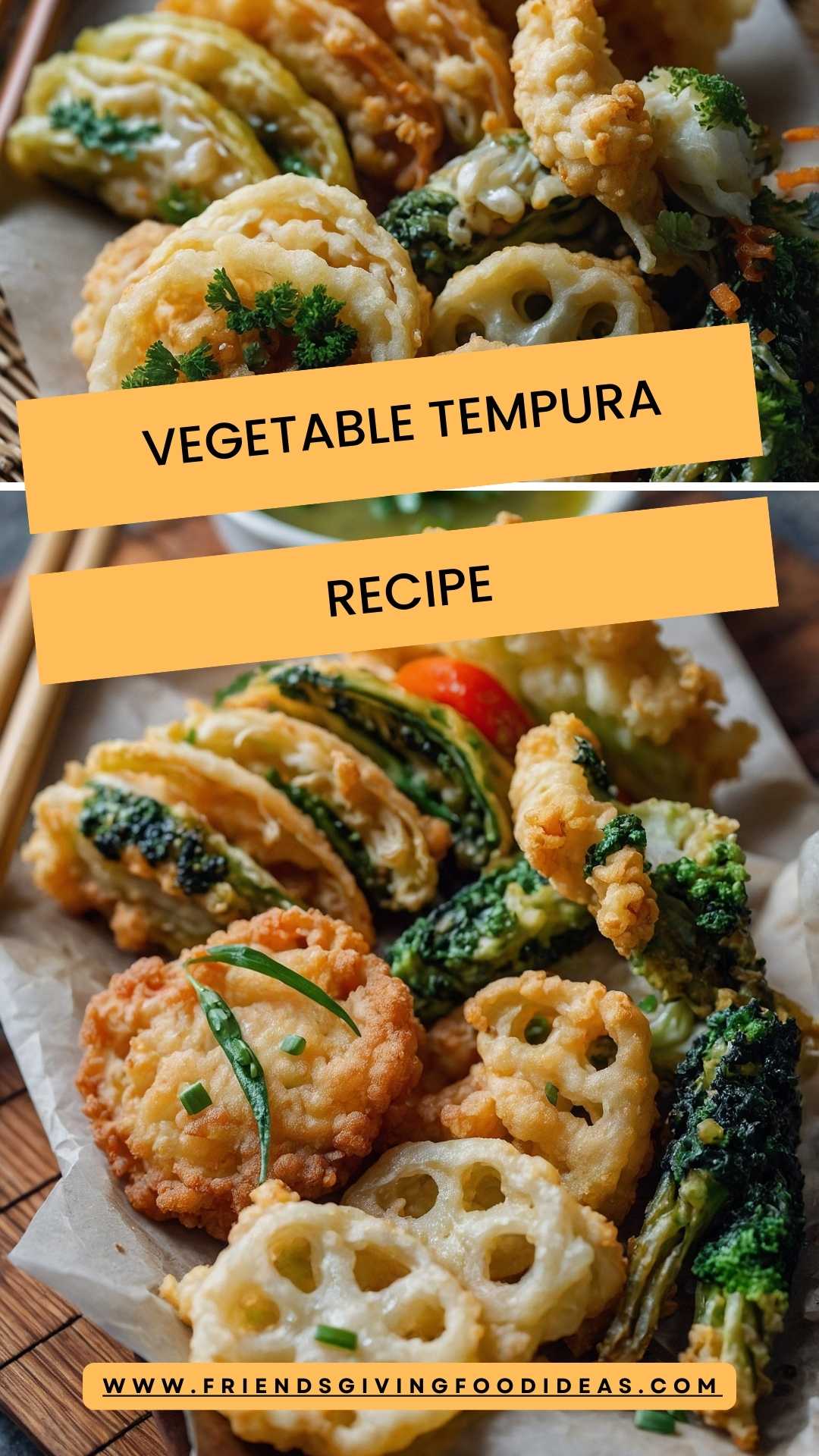 Authentic Tempura Vegetables