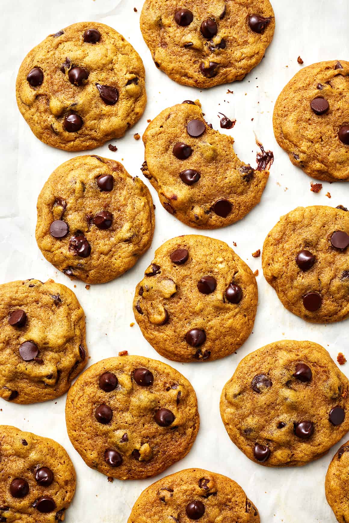 Spiced Pumpkin and Chocolate Chip Cookies