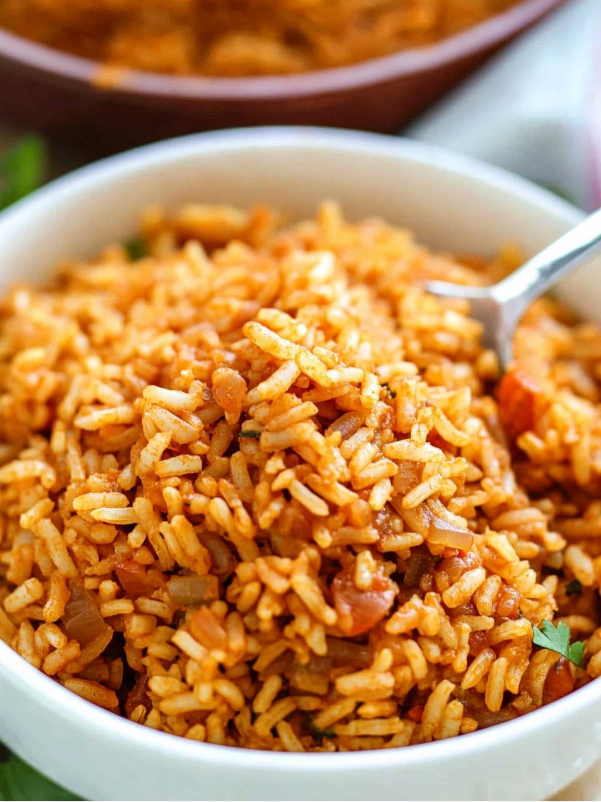 Puerto Rican-Style Sofrito Rice with Sauteed Shrimp