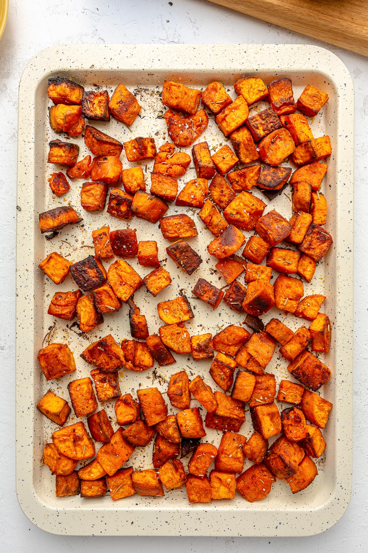 Pan-Seared Chicken with Maple-Mustard Glaze and Roasted Sweet Potatoes