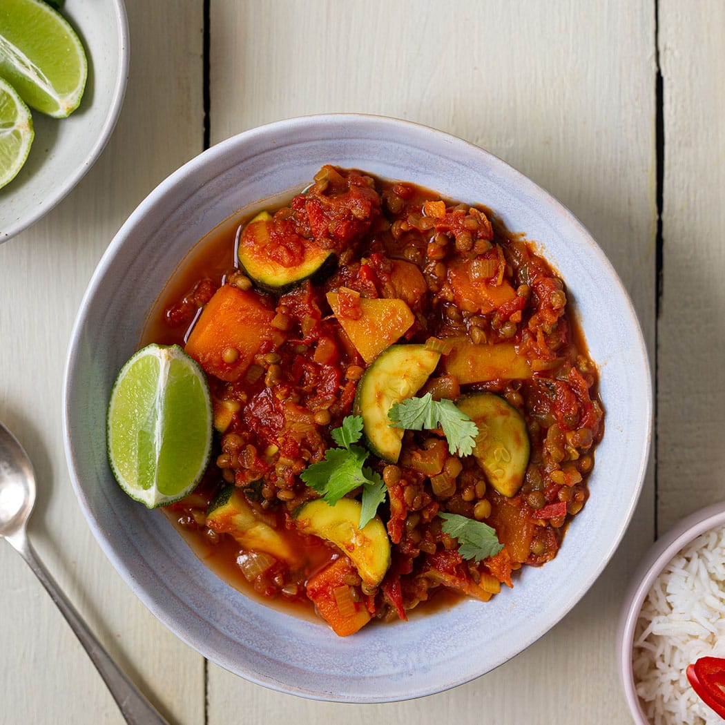 Spiced Lentil and Butternut Squash Curry