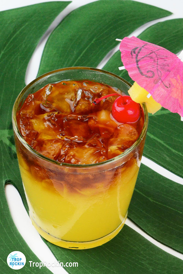 Spiced Dark Rum and Pineapple Punch