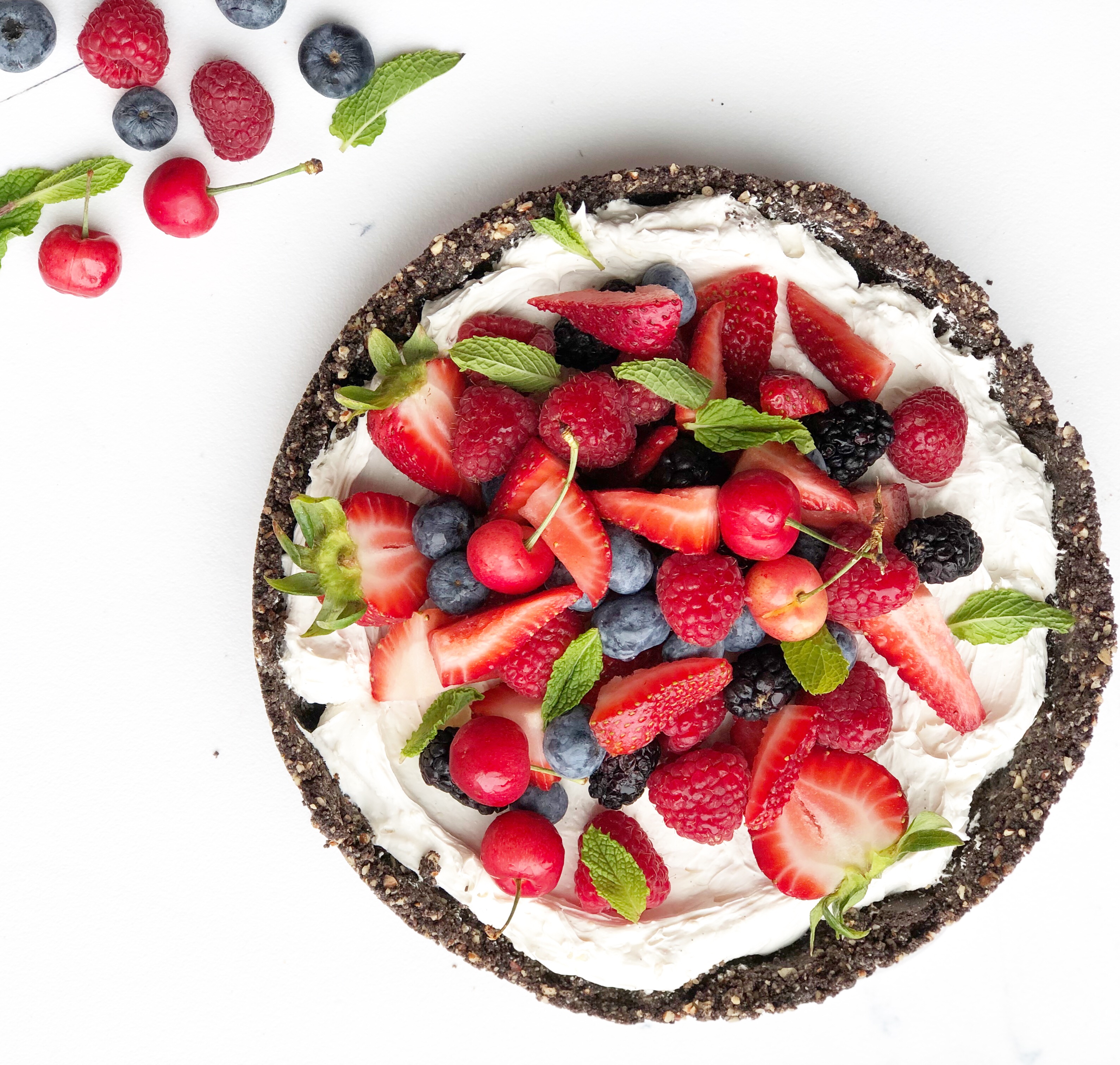 No-Bake Berry Cheesecake Tart