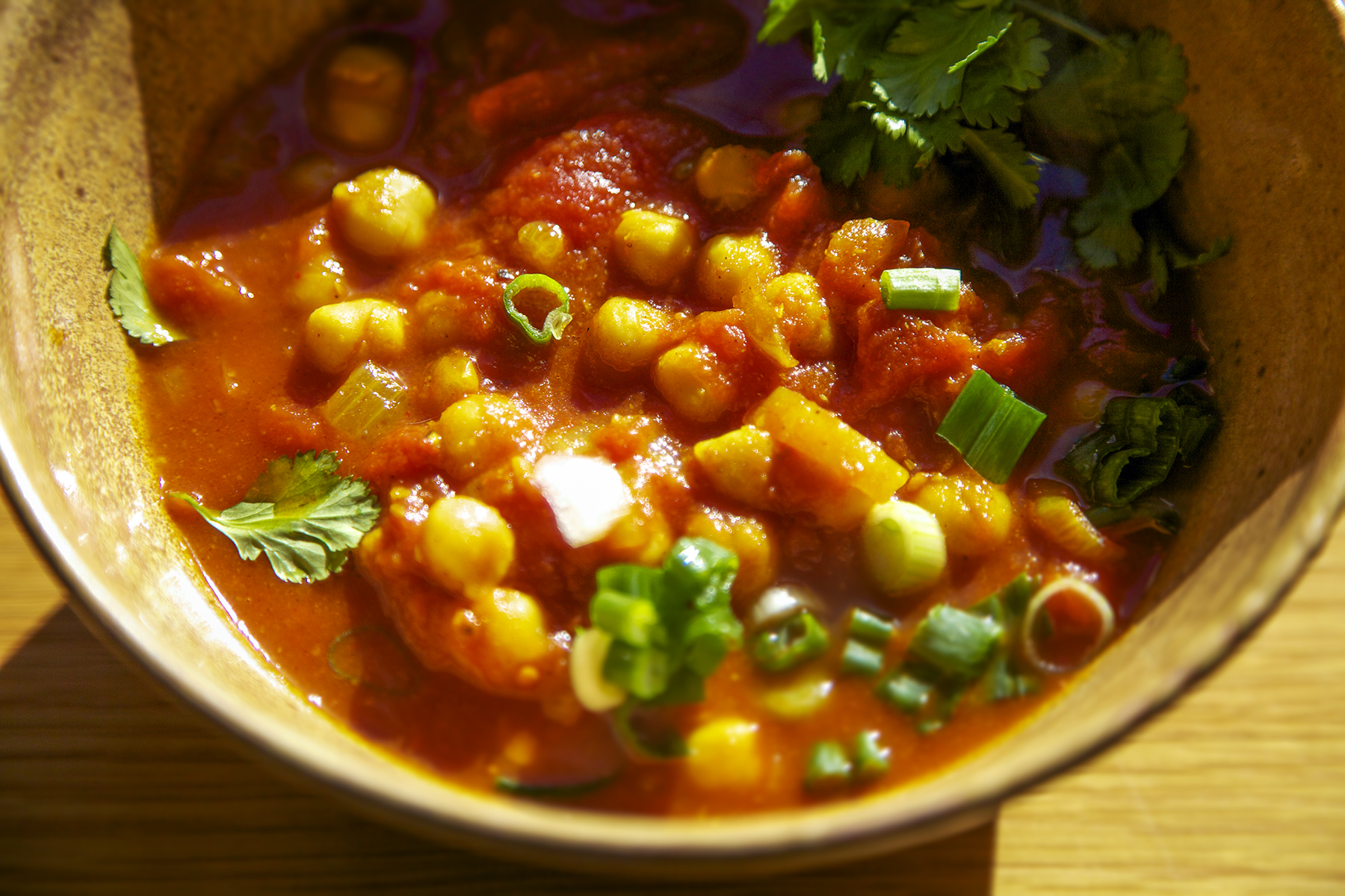 Superclass Spiced Chickpea and Tomato Curry