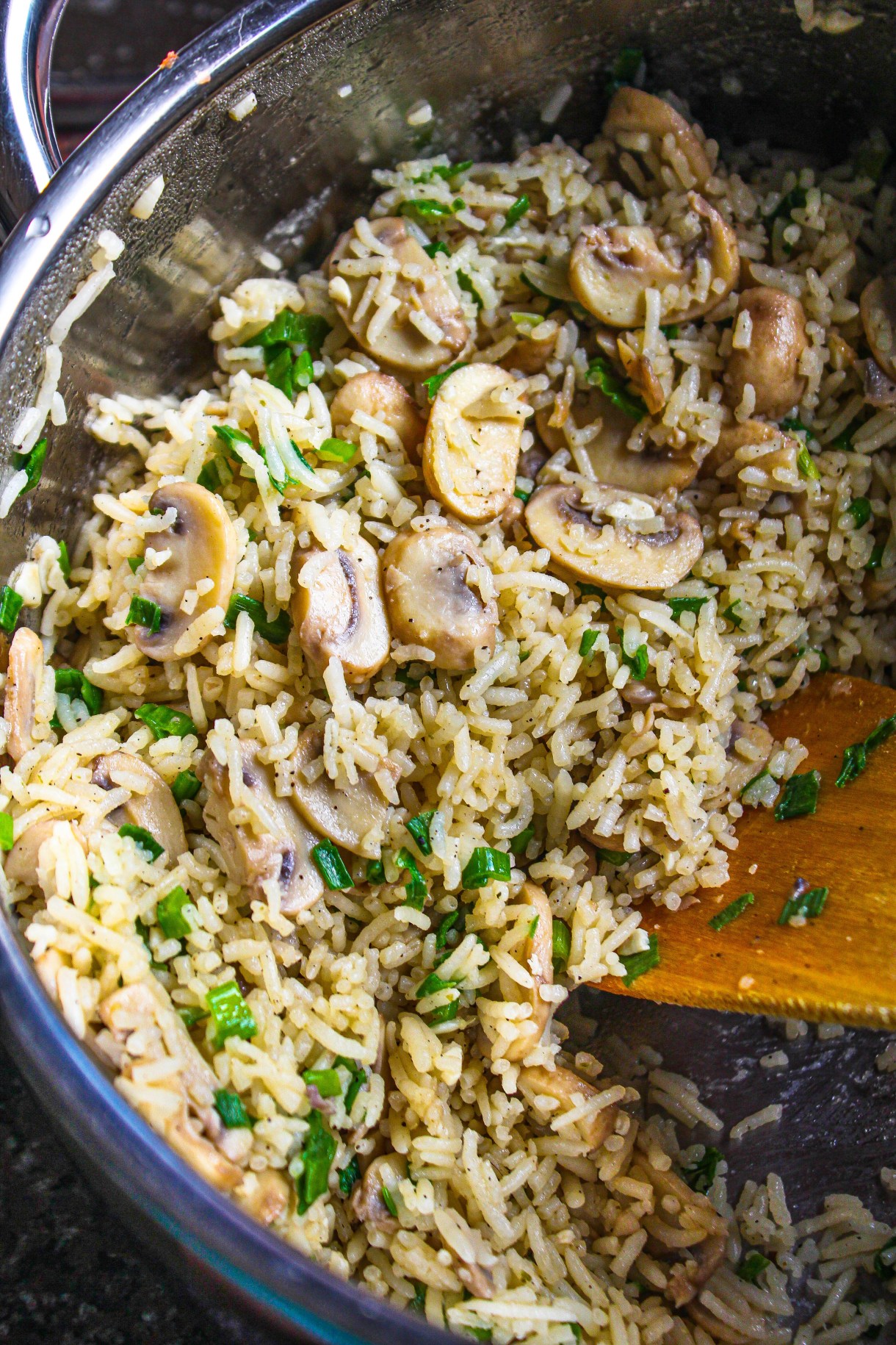 One-Pot Garlic Butter Mushroom Rice