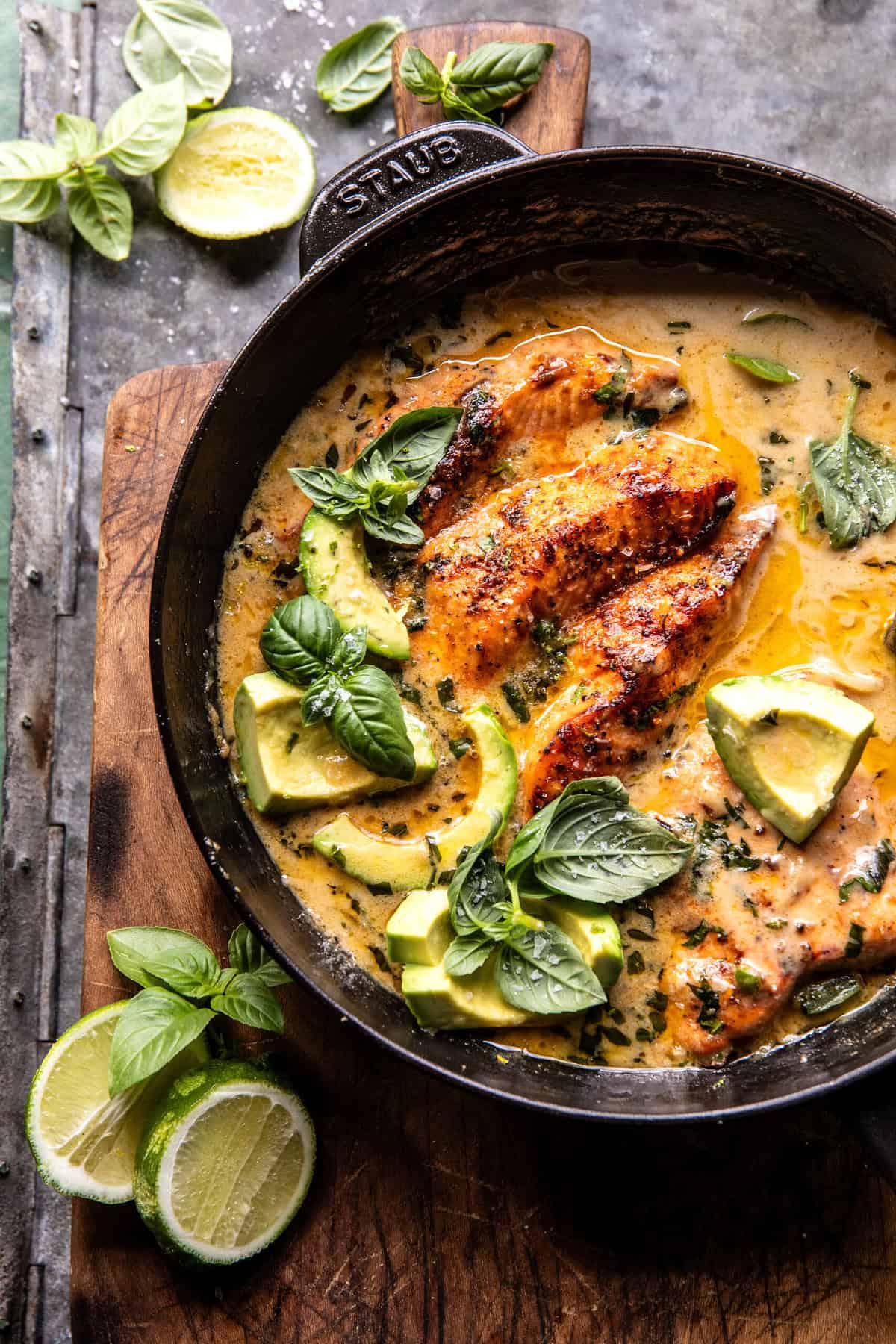 One-Pan Baked Salmon with Garlic Lemon Butter