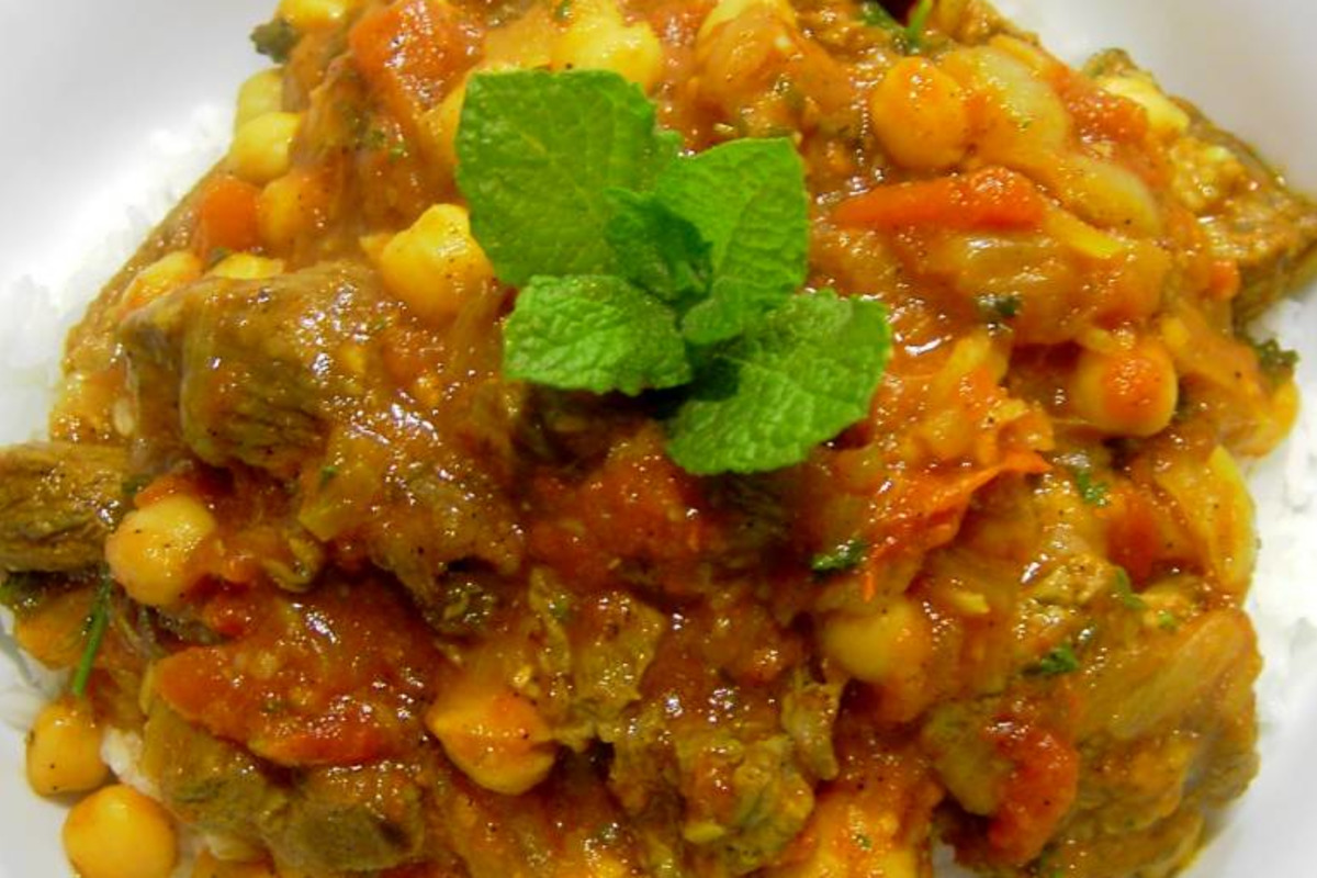 Ethiopian-Inspired Spiced Lamb and Chickpea Stew