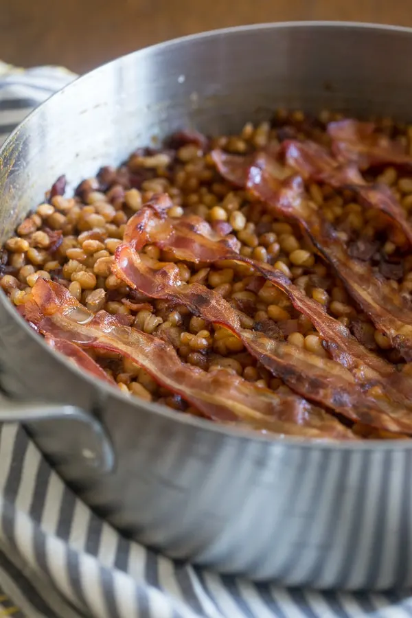 Memphis-Style BBQ Baked Beans with Bacon and Molasses