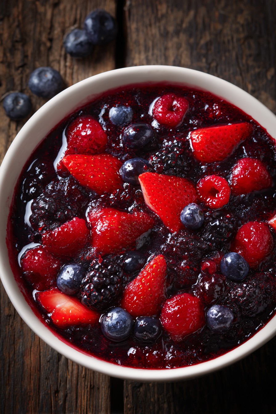 Infinite Dessert Charlotte with Mixed Berry Compote