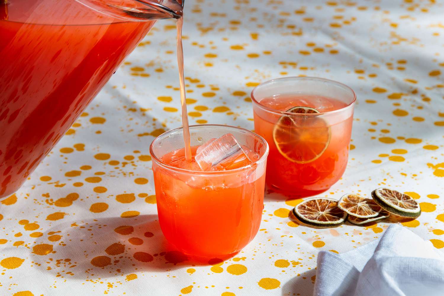Frozen Tropical Guava and Mango Punch Bowl