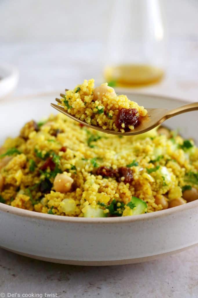 Spiced Citrus Couscous Salad with Apricots and Almonds
