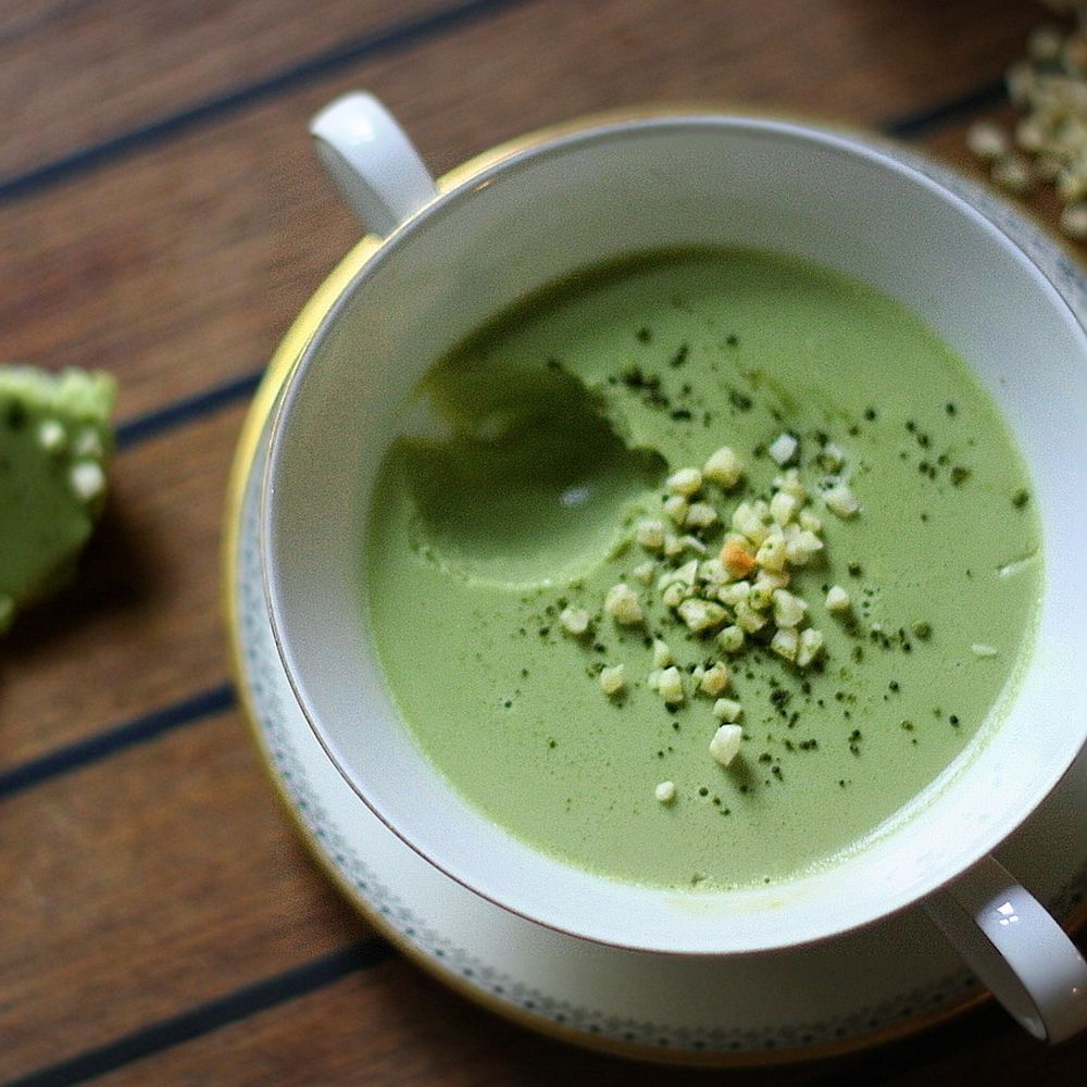 Madoka Magica-Inspired Matcha White Chocolate Mousse