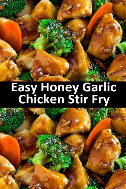 Honey Garlic Chicken Stir Fry with Crisp Vegetables